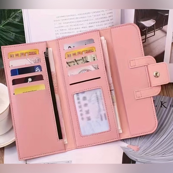 Brand New Elegant Red Trifold Wallet - Picture 3 of 5